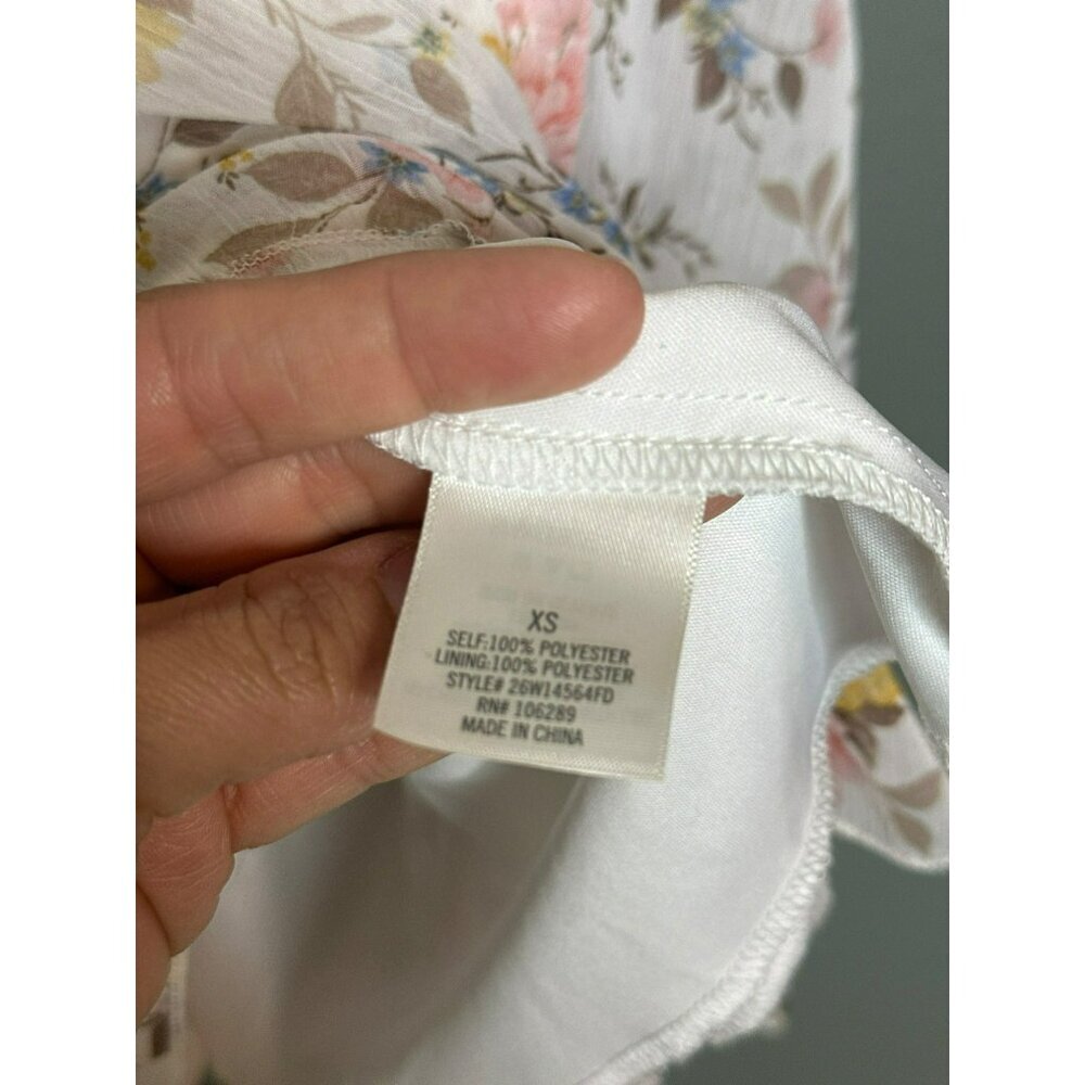Francesca's Floral Dress Women's XS NWT Blogger's Favorite - Picture 12 of 12